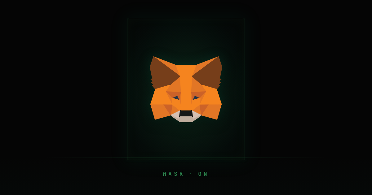 Mask On — sign in with MetaMask